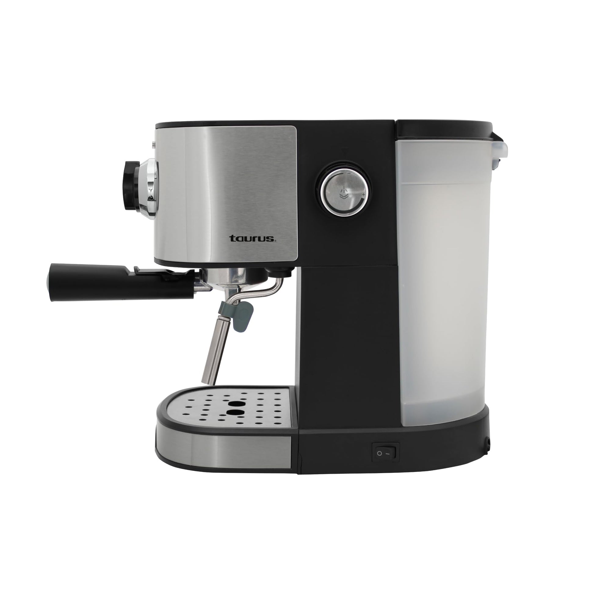 Cafetera TAURUS EUFORIA Acero Inoxidable 20 Bares con Espumador de Leche y Control de Vapor