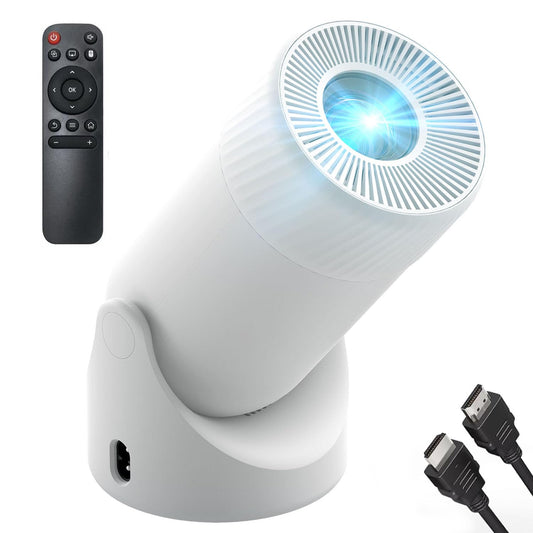 AOC Projetor Portátil WiFi/Bluetooth, Projetor 4K Full HD, 180° Rotação, 8000 Lúmens, 220 ANSI, Correção Keystone, para/Notebook