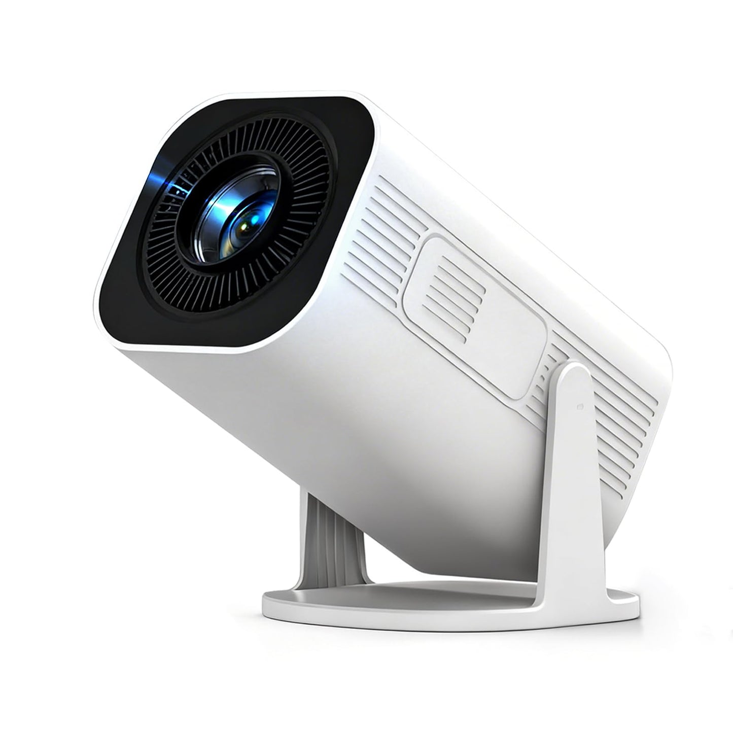 LJYT Mini proyector, 250 lúmenes ANSI, compatible con 4K, piedra clave automática, rotación de 210°, Bluetooth 5.4, WiFi 6, Android 11, 1080P portátil, compatible con smartphone/TV Stick/HDMI/USB/PS5.