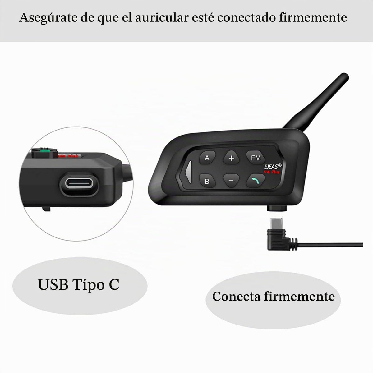 Auriculares de Árbitro GaiRen USB C para Voleibol, Fútbol y Balonmano (Paquete de 4)