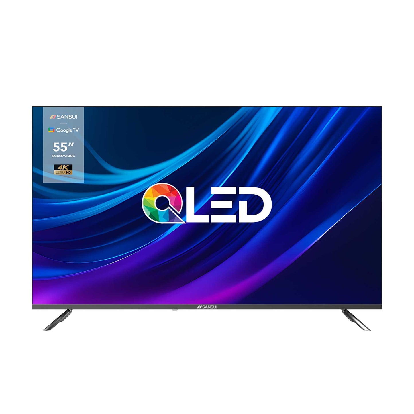 SANSUI TV 55" UHD LED Resolución 3840 * 2160 Sistema Operativo Google TV Mod. SMX55VAQUG
