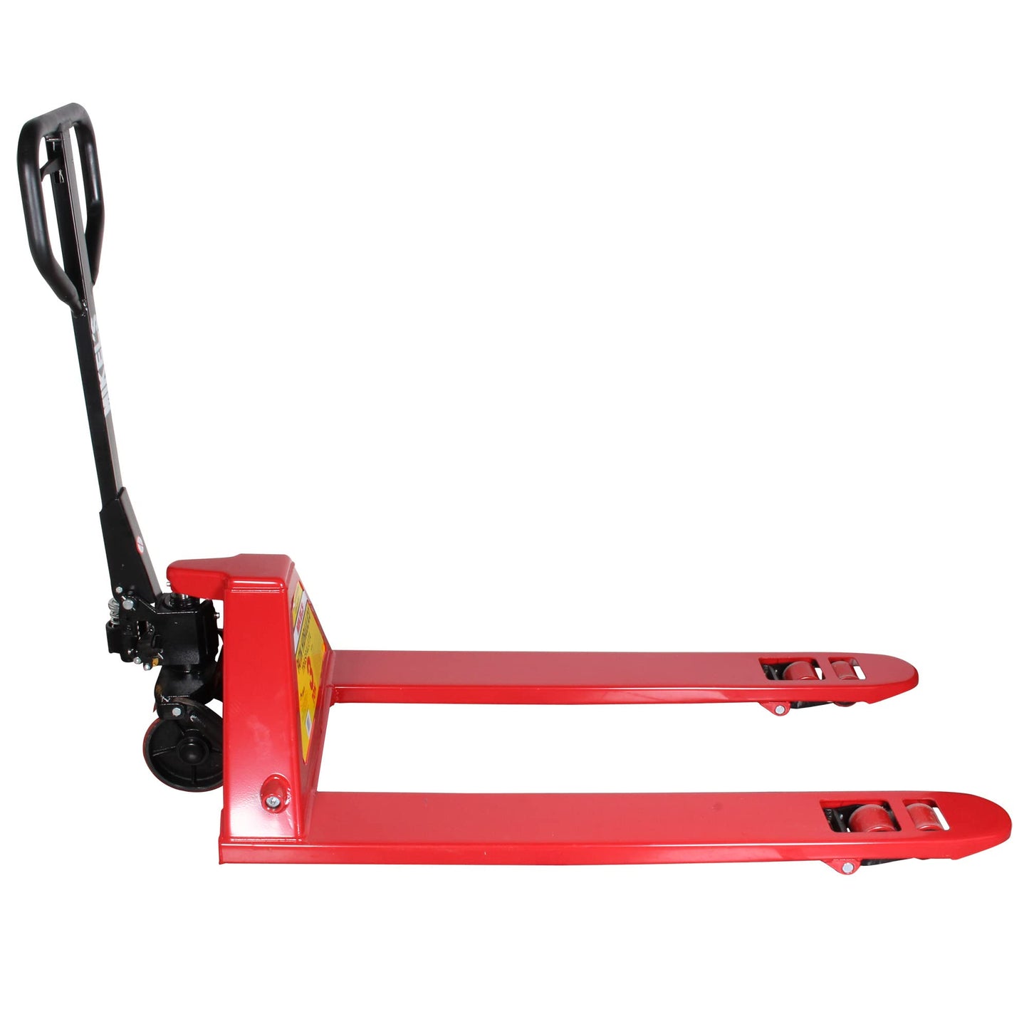 Patín Hidráulico MIKEL'S Rojo con Ruedas de Poliuretano Sistema Tándem 3 Toneladas