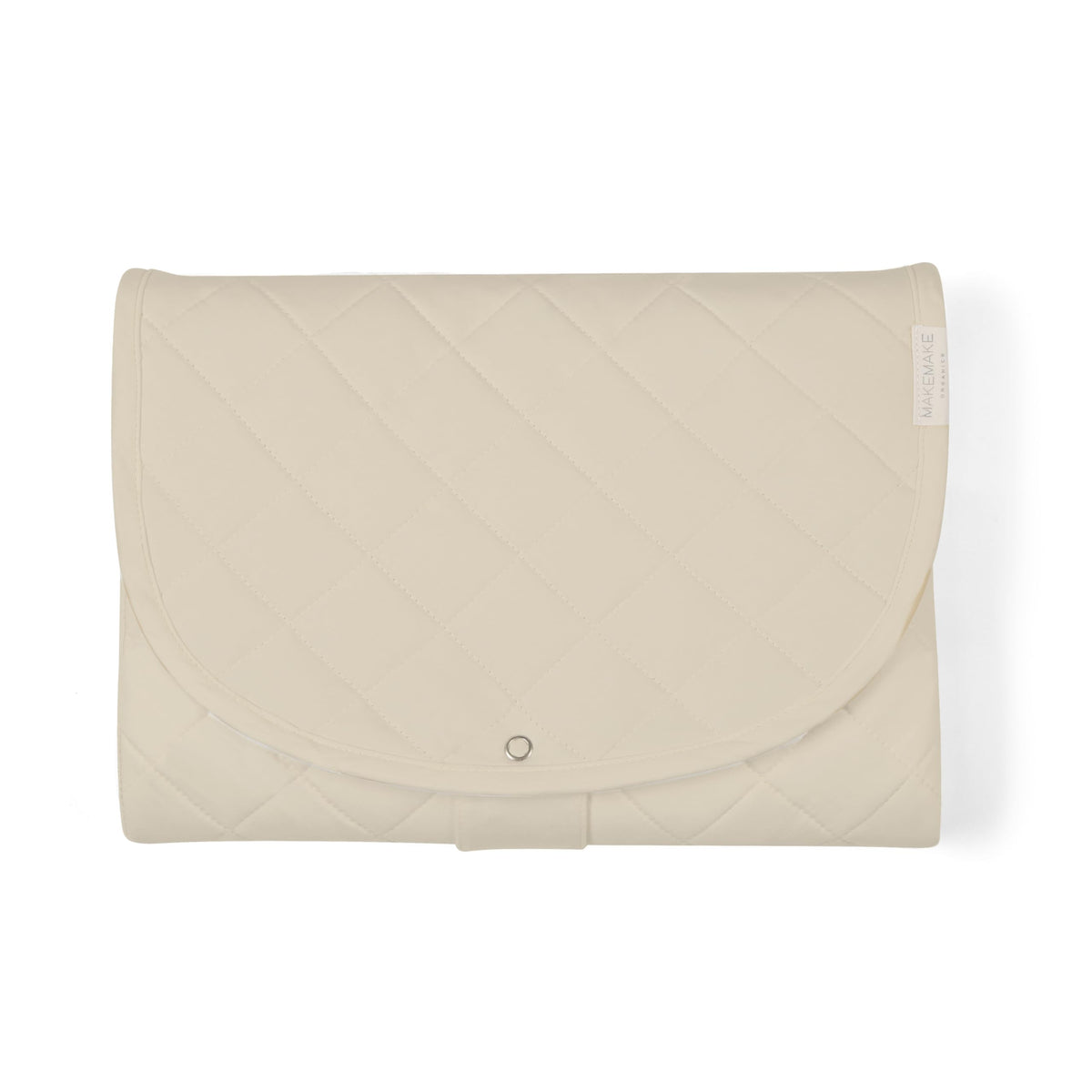 Makemake Organics - Cambiador portátil orgánico de algodón orgánico certificado GOTS - Cambiador portátil de pañales para cambio de pañales, kit de estación de cambio de embrague, almohadilla de viaje