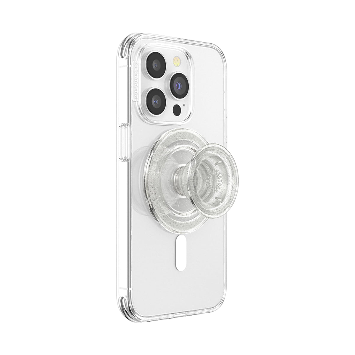 Empuñadura PopSockets MagSafe Rosado con Parte Superior Intercambiable para iPhone y Tablet