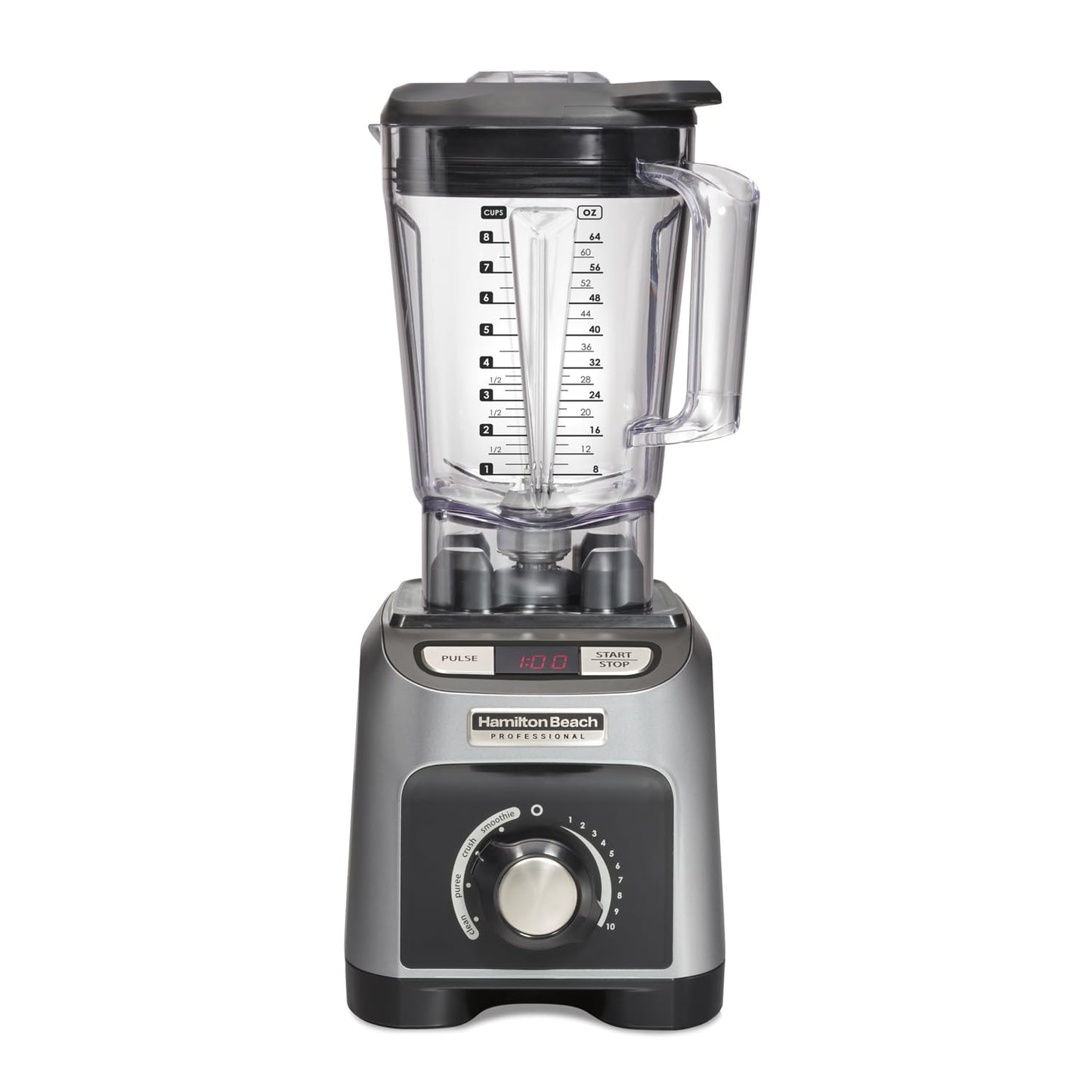 Licuadora Programable Hamilton Beach Professional 58850/4 programas/ 2.4 Caballo de Fuerza y una potencia de 1800 Watts/Vaso de Tritan de 1.8 L