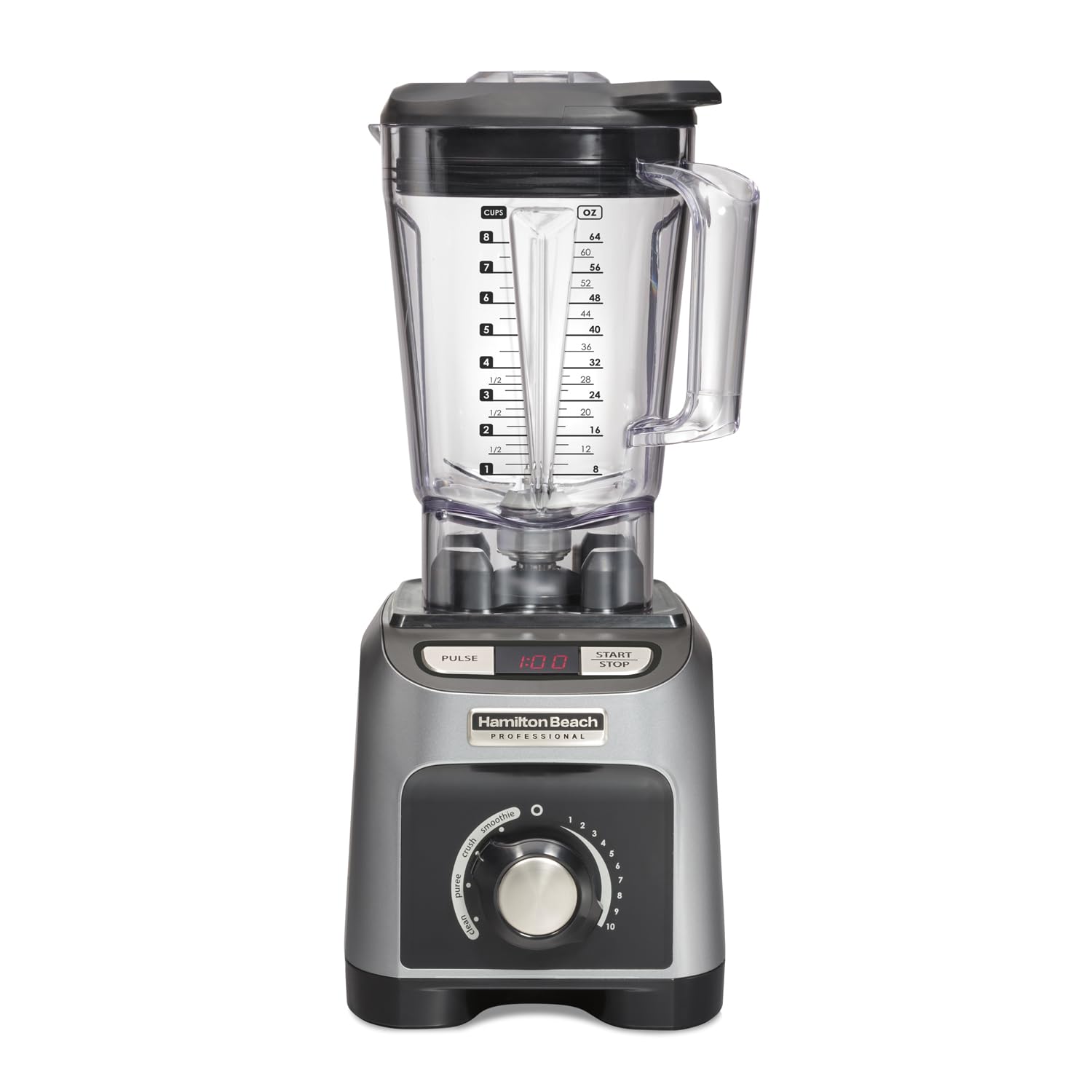 Licuadora Programable Hamilton Beach Professional 58850/4 programas/ 2.4 Caballo de Fuerza y una potencia de 1800 Watts/Vaso de Tritan de 1.8 L