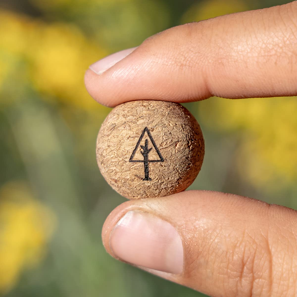 Bola de masaje de corcho de viaje, ligera, alternativa sostenible a la bola de lacrosse para aliviar el dolor muscular (extra pequeña 0.75 pulgadas (paquete de 3), corcho lijado)