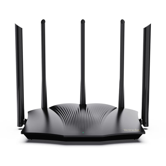 Router WiFi 6 AX3000 Tenda Blanco con 5 Antenas para Gamming