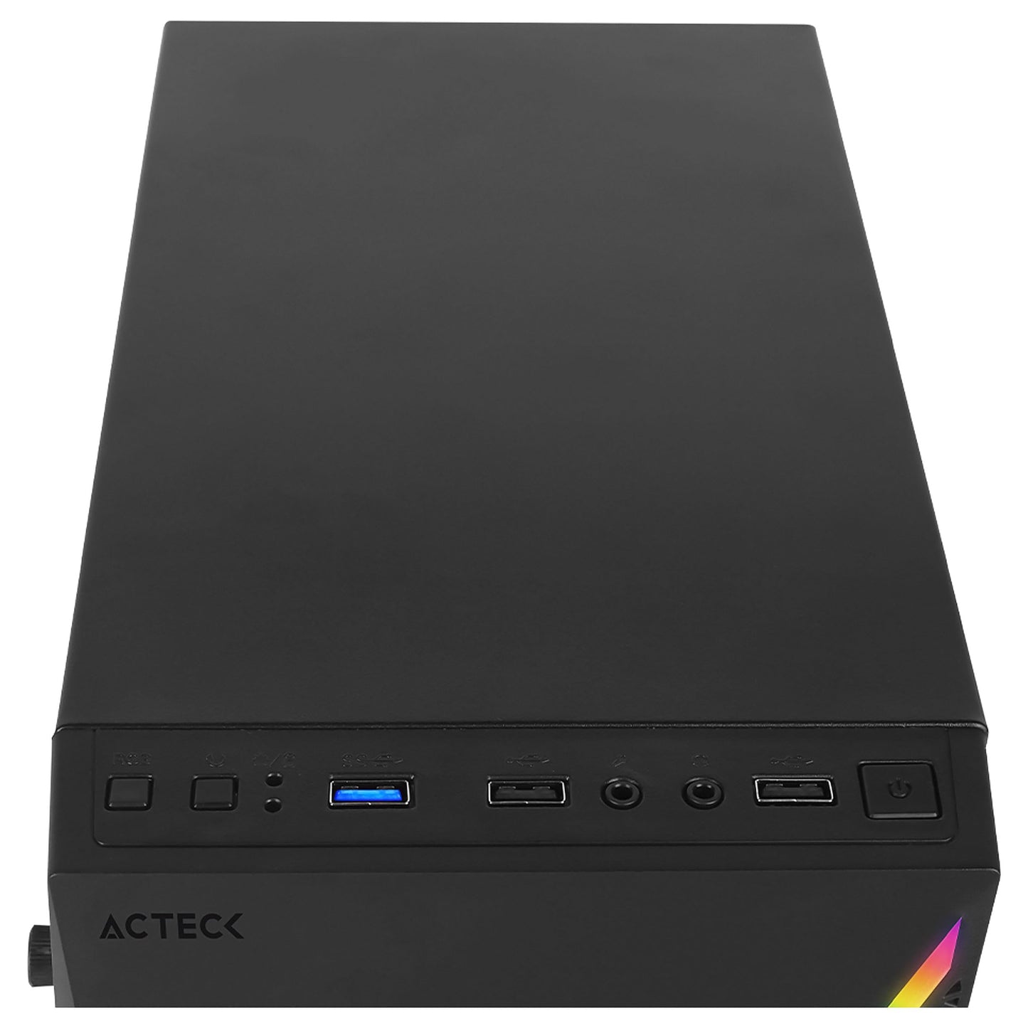 Computadora de Escritorio PC Gamer PSA Computo y Papelería Luz RGB Ryzen 3 3200G 8GB RAM 3200MHZ 500GB SSD M.2 WiFi