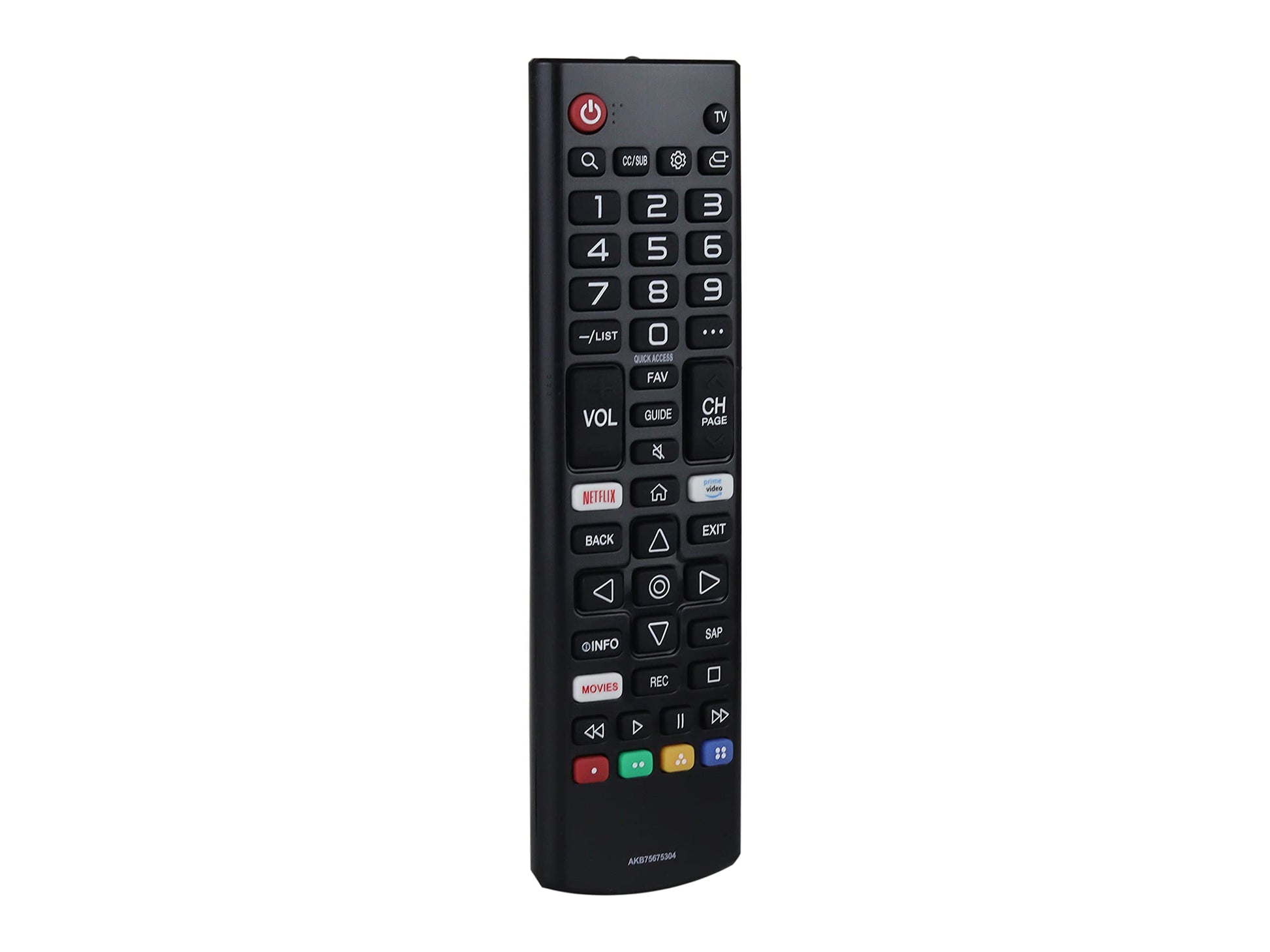 LIDERT Control Compatible con Akb76037603 Smart TV 2021 Disney Netflix Prime Video Movies 32LM637BPUB 43LM5770PUA 43LM6370PUB 43UP7500PSF 43UP7700PSB 50UP7000PUA 50UP7500PSF 50UP7700PSB
