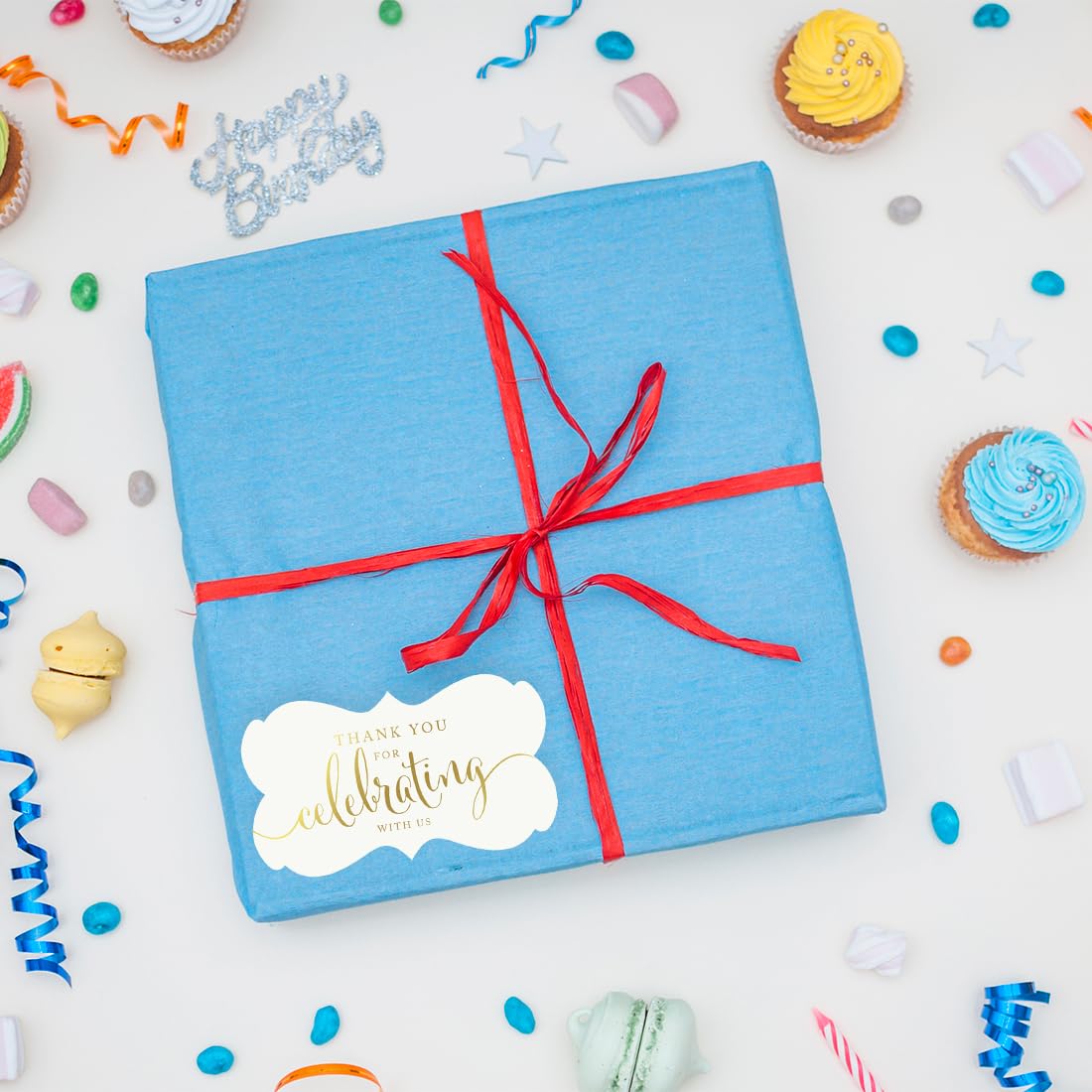Andaz Press Etiqueta para sobre , Thank You for Celebrating Tinta dorada, 1, 36.00