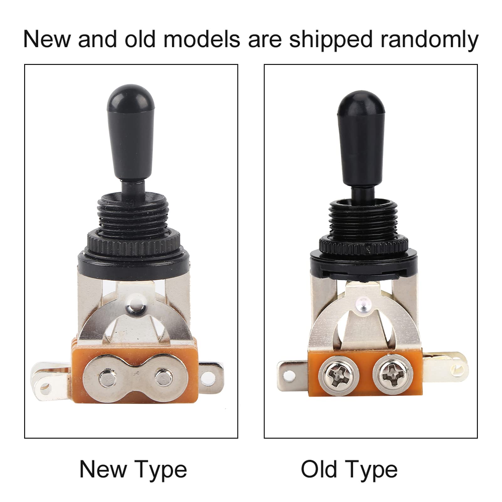 3 Way Switch, Metal Toggle Switch for Electric Guitar, Black, Replacement Part for LP Style Guitars, for Electric Guitar Players
