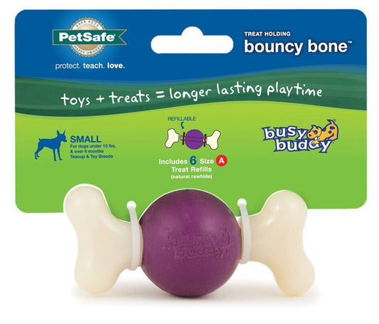 Juguete para Perros PetSafe Busy Buddy Bouncy Bone Pequeño