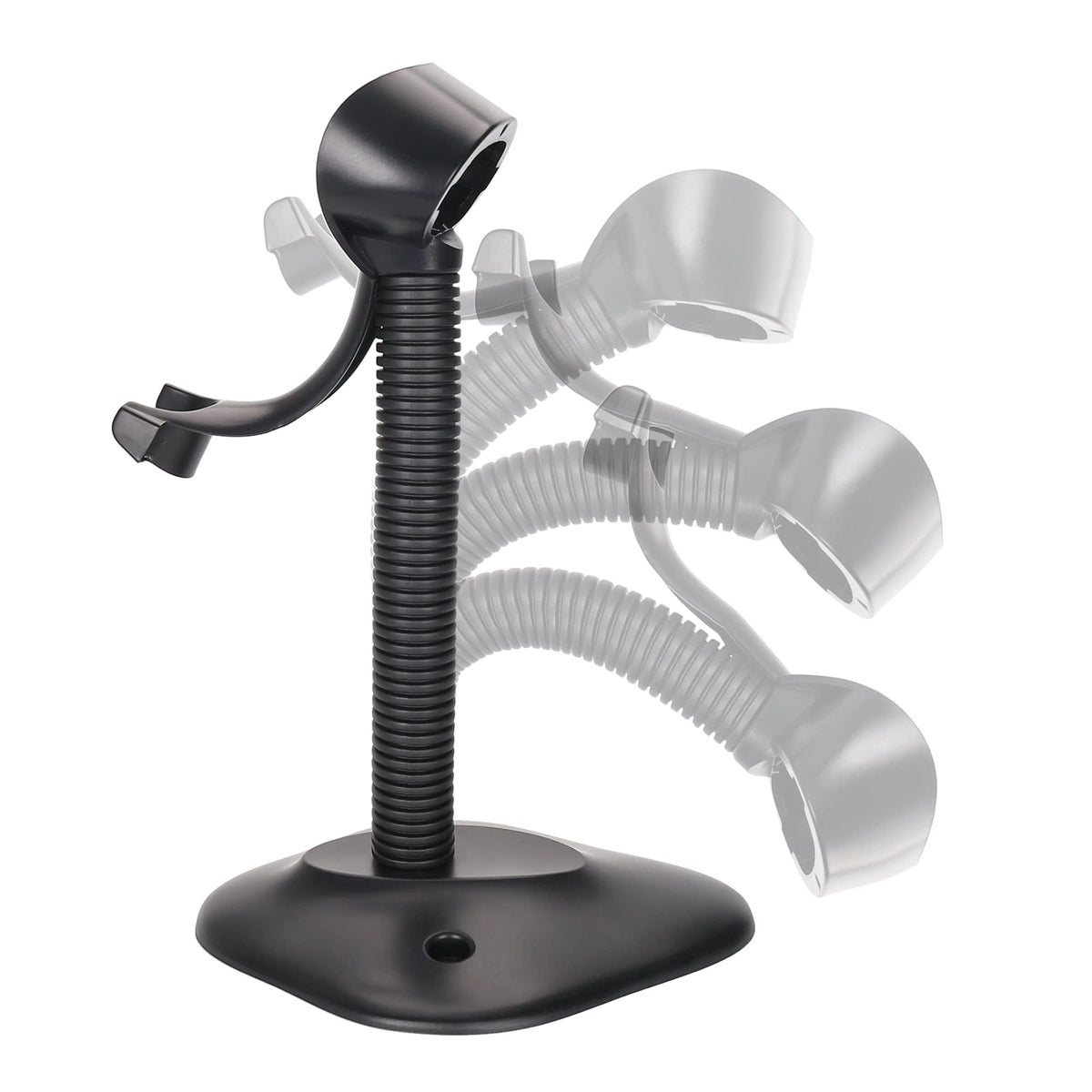 Soporte de Escáner UNIDEEPLY Negro Ajustable con Cuello de Ganso para Escritorio