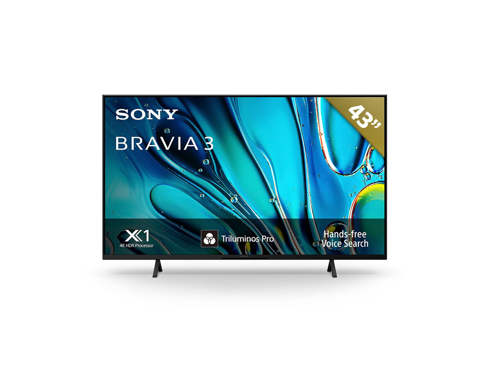 Pantalla Sony BRAVIA 4K HDR 43 Pulgadas Serie S30 Google TV