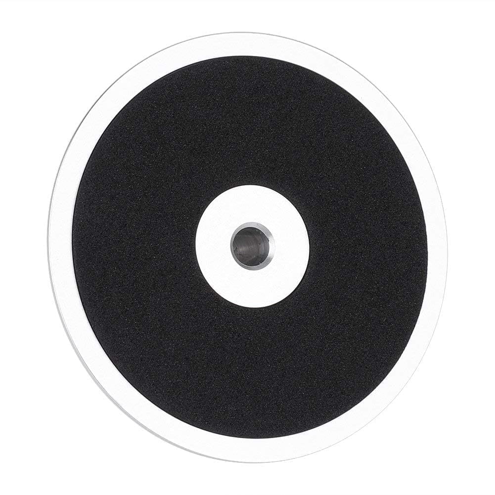Record Weight Clamp LP Turntables Metal Disc Stabilizer for Player, CD Player, Chassis, Speakers Reolacemnet (Black)(Silver)