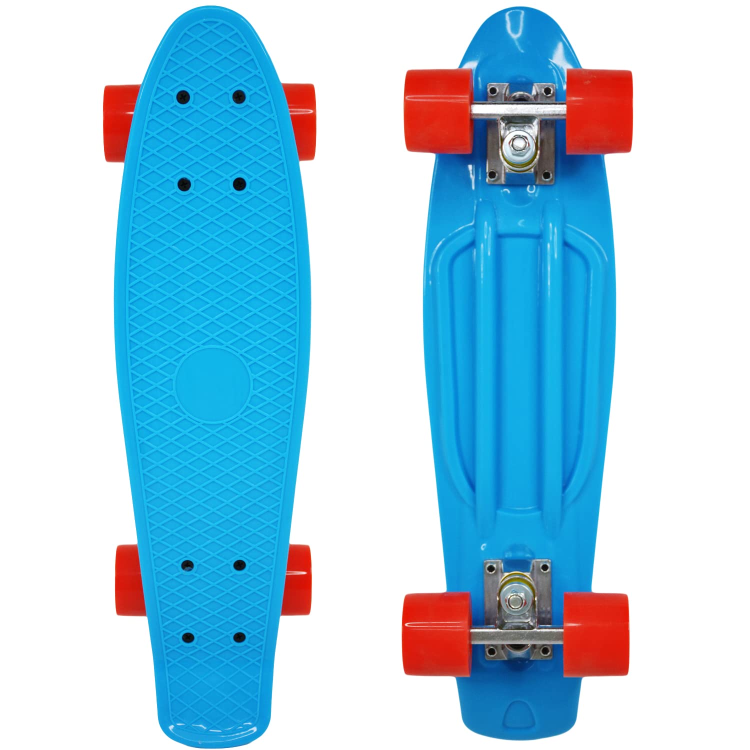 Little Monkey Mini Patineta Penny Board para Niños Tabla Skate Skateboard Ideal para Principiantes Patineta Penny Board para Niños y Niñas Color Azul