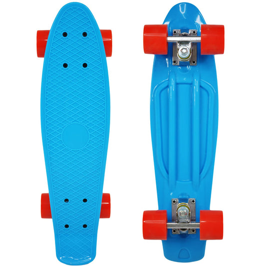 Little Monkey Mini Patineta Penny Board para Niños Tabla Skate Skateboard Ideal para Principiantes Patineta Penny Board para Niños y Niñas Color Azul