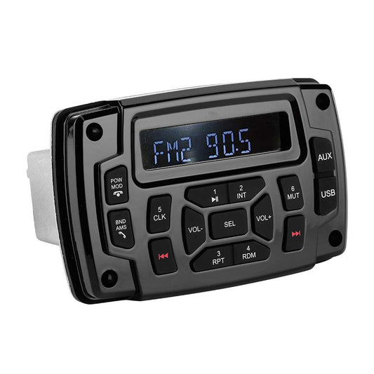 Receptor Estéreo Marino IP66 con Bluetooth y FM AM Resistente a la Intemperie para Barco