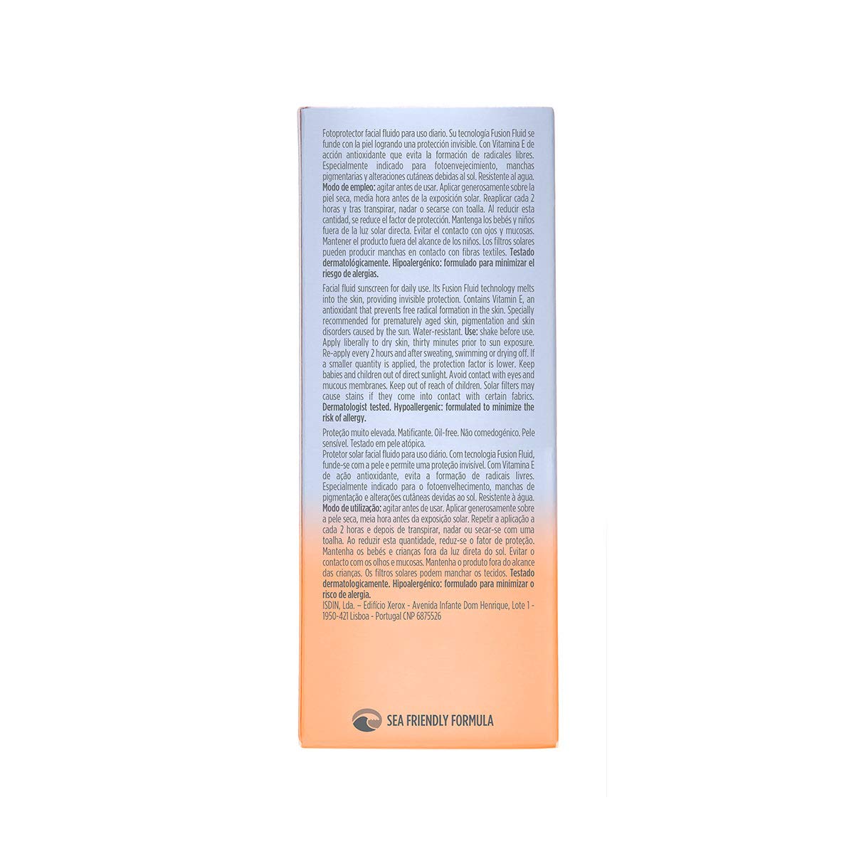 ISDIN Fotoprotector Fusion Fluid SPF 50+, Protector Solar Facial, Innovadora textura ultraligera que se funde con tu piel, 50ml