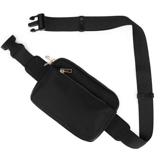 Cangureras de Moda - Cortelay Cangureras de Senderismo para Mujer Cangureras Deportiva con Correa Ajustable Impermeable Riñonera Mujer para Viaje Diario Cangurera para Correr