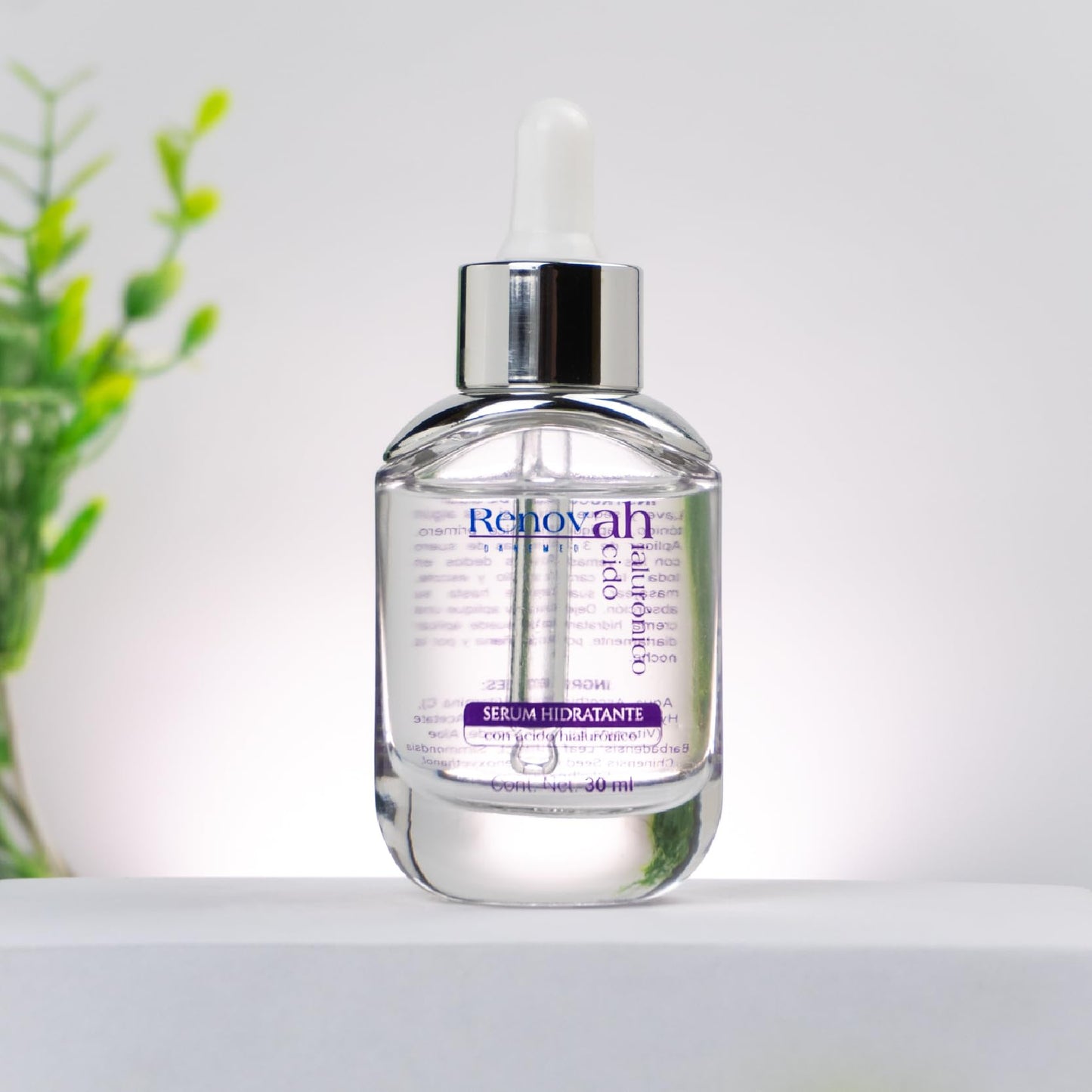 RENOVAH Sérum Hidratante con Hialurónico, Niacinamida, Vit-C, Vit-E