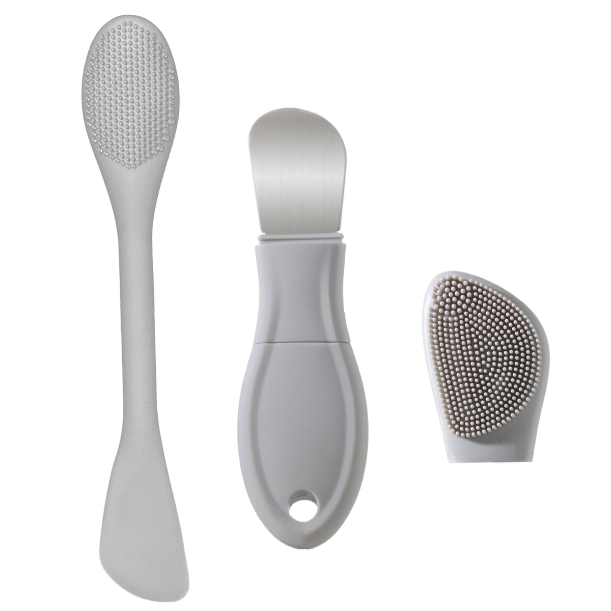 Herramientas para eliminar puntos negros, removedor de cabeza negra para nariz facial, limpiador facial de silicona, cepillo de limpieza de poros, aplicador de máscara para el cuidado diario de la