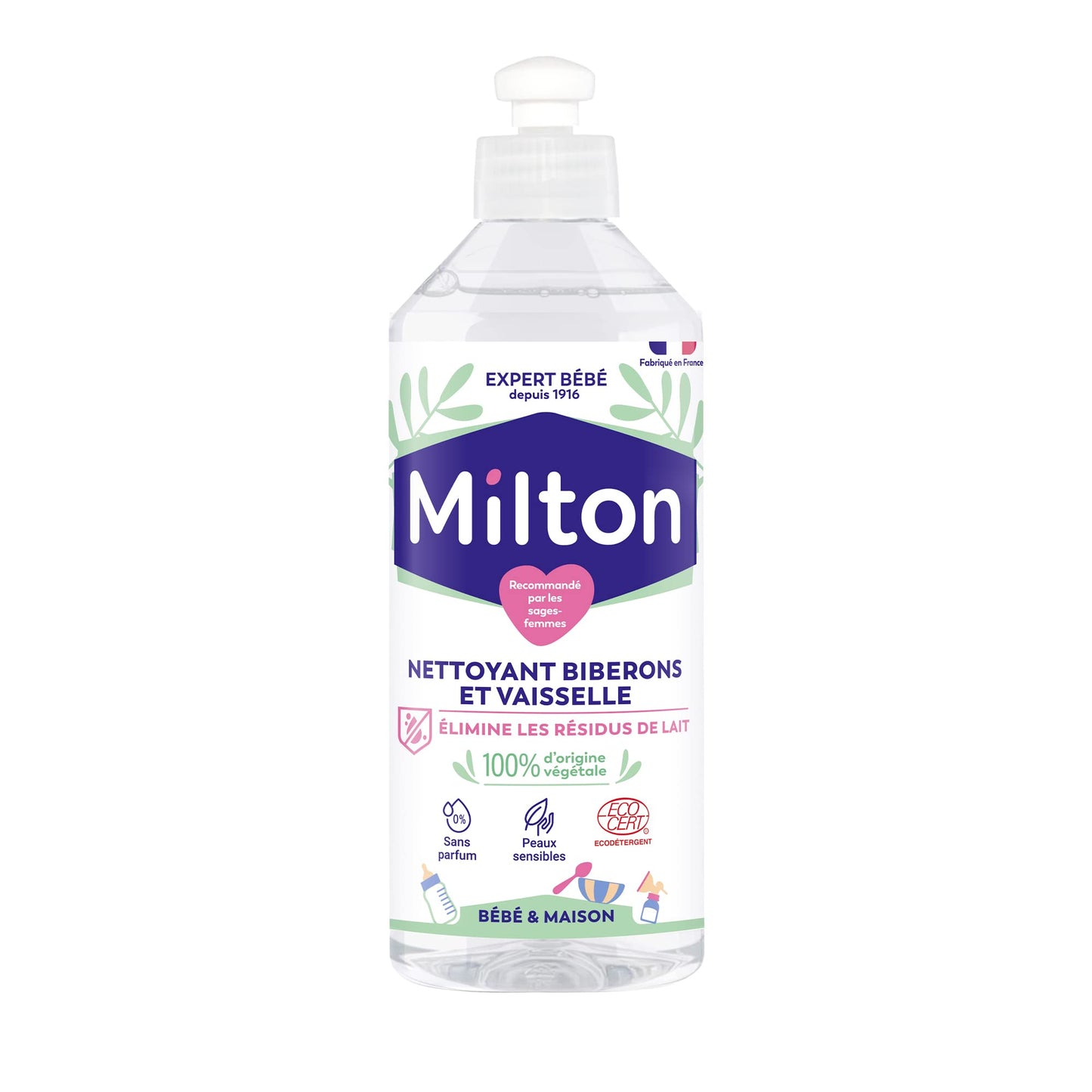Milton Líquido de lavado para biberones y tetas sensibles