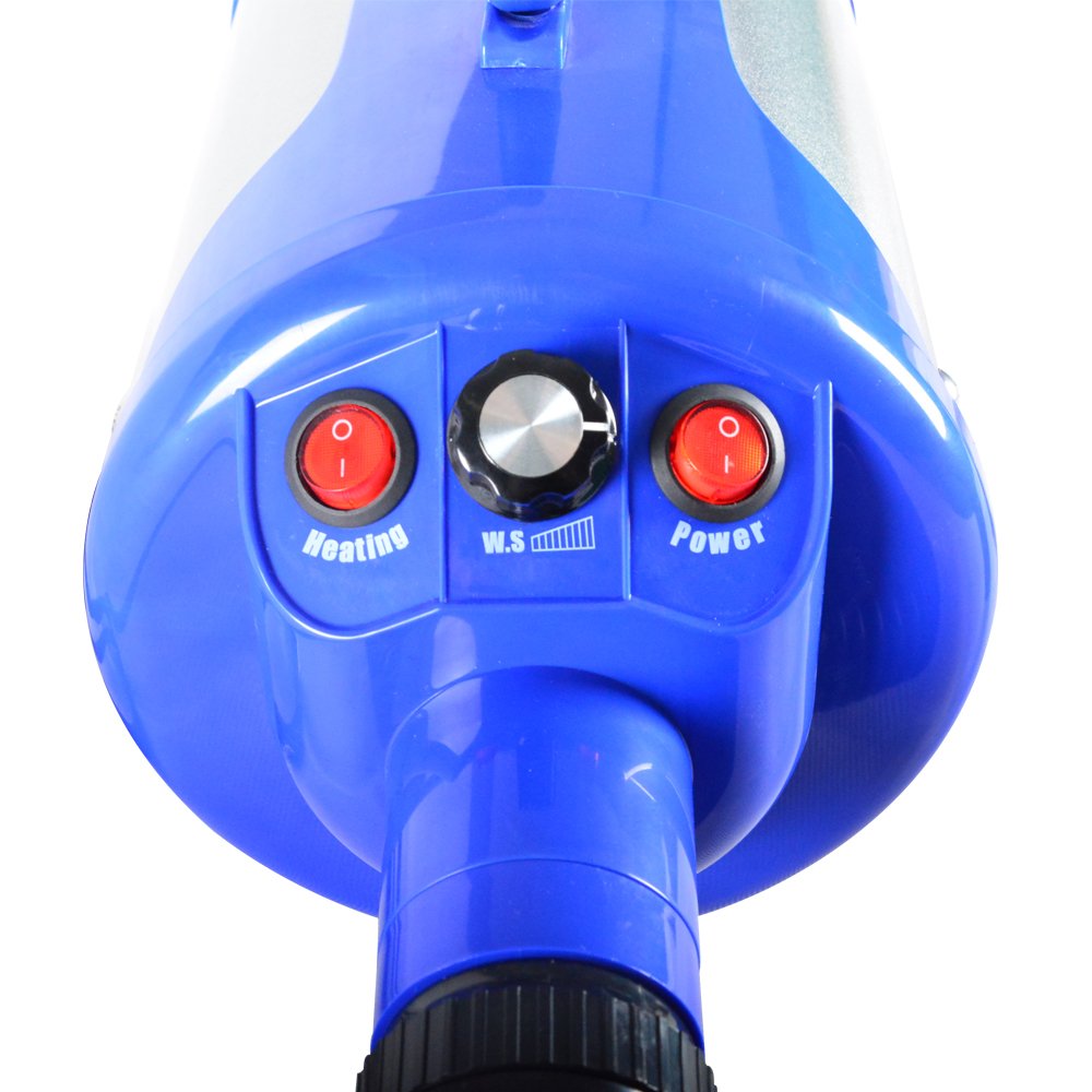 Secador de Pelo para Mascotas SHELANDY Azul con Calentador