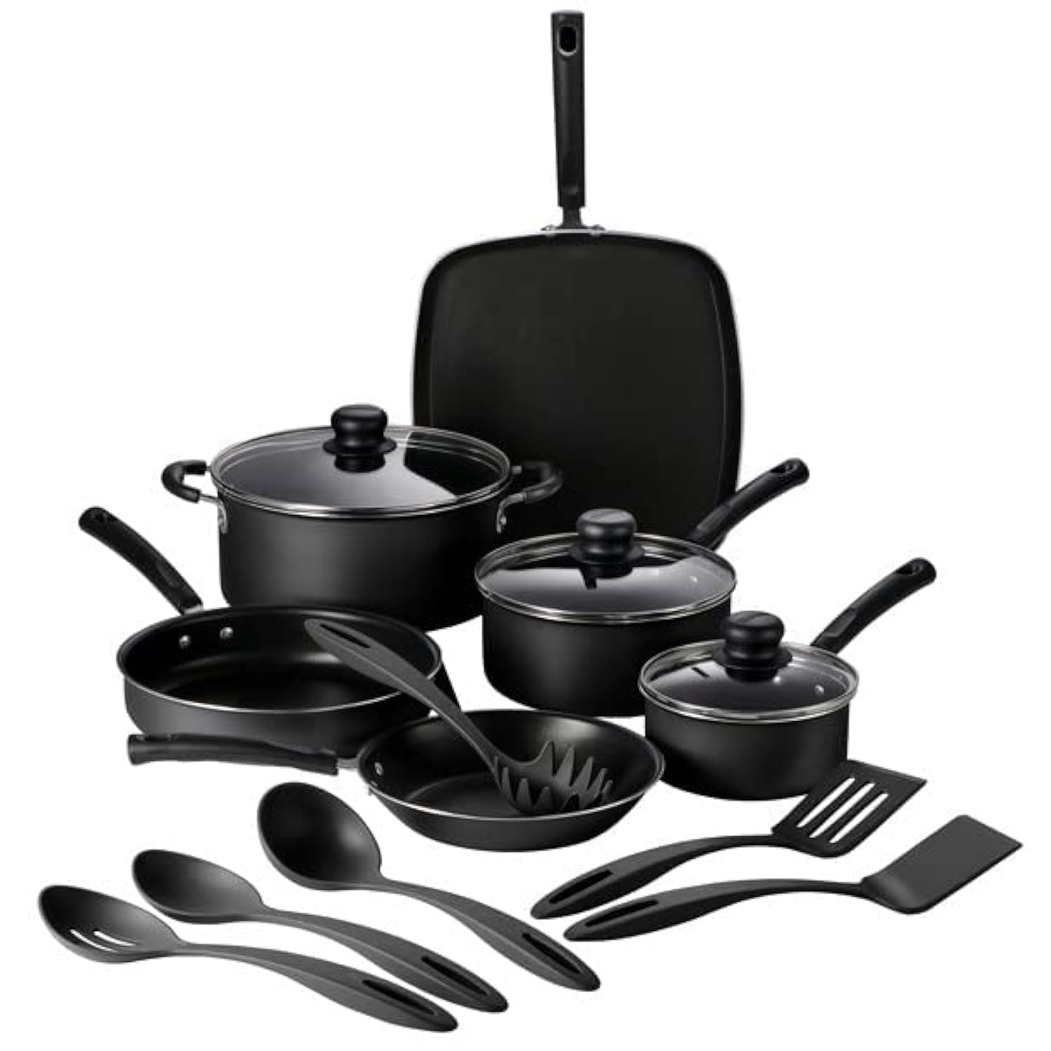 Juego de Utensilios de Cocina Antiadhesentes Tramontina Primaware Tormenta de 15 Piezas