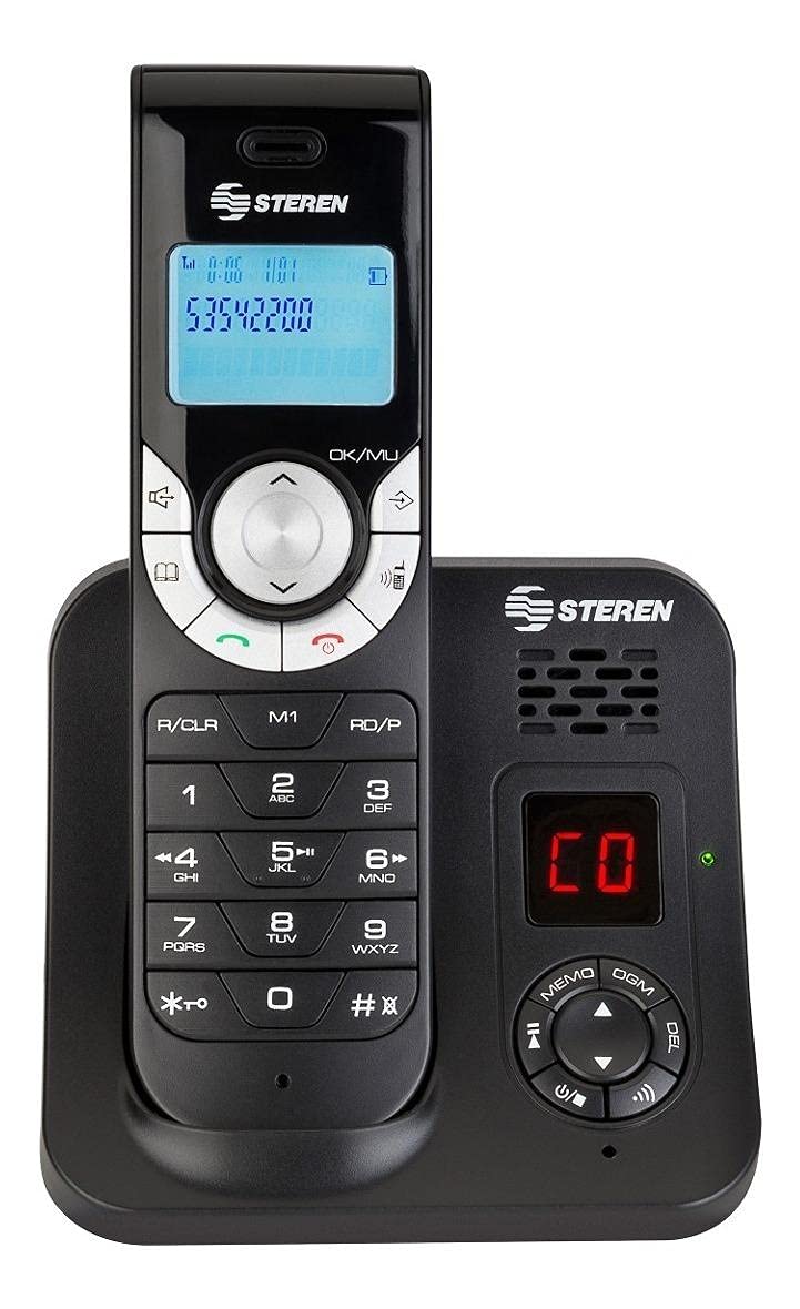 STEREN Teléfono inalámbrico DECT 6.0, con contestadora TEL-2480