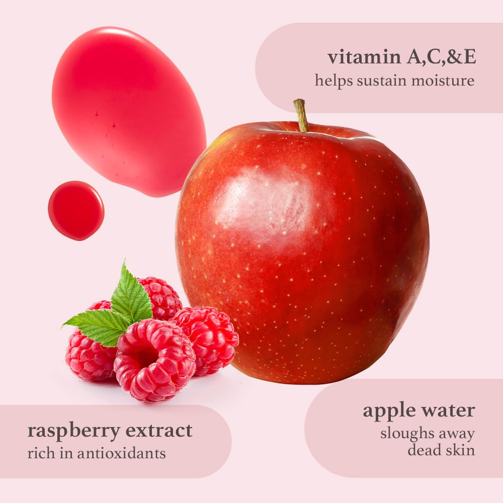 Aceite Labial NOONI Appleberry 0.12 Ounces Hidratante Natural Tono Suavizante