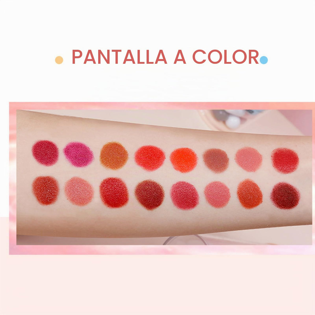 Juego de Mini Lápiz Labial de 16 Colores, Lápiz Labial Mate Resistente Al Agua de Larga Duración para Mujeres con Hidratante, Juego de Lápiz Labial en Cápsulas con Diseño Portátil