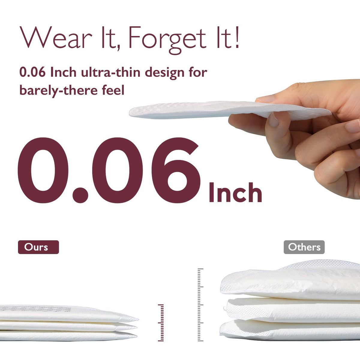 Momcozy - almohadillas para orejas desechables ultrafinas para lactancia, ultra absorbentes y transpirables, hacen que los pechos sean ligeros y descargados, con calcomanía reforzado, empaquetado