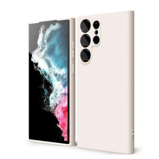 oakxco - Funda de silicona líquida para Samsung Galaxy S22 Ultra, fina y delgada, de goma suave, de poliuretano termoplástico (TPU), para mujeres y niñas, protección sólida mate y a prueba de golpes,