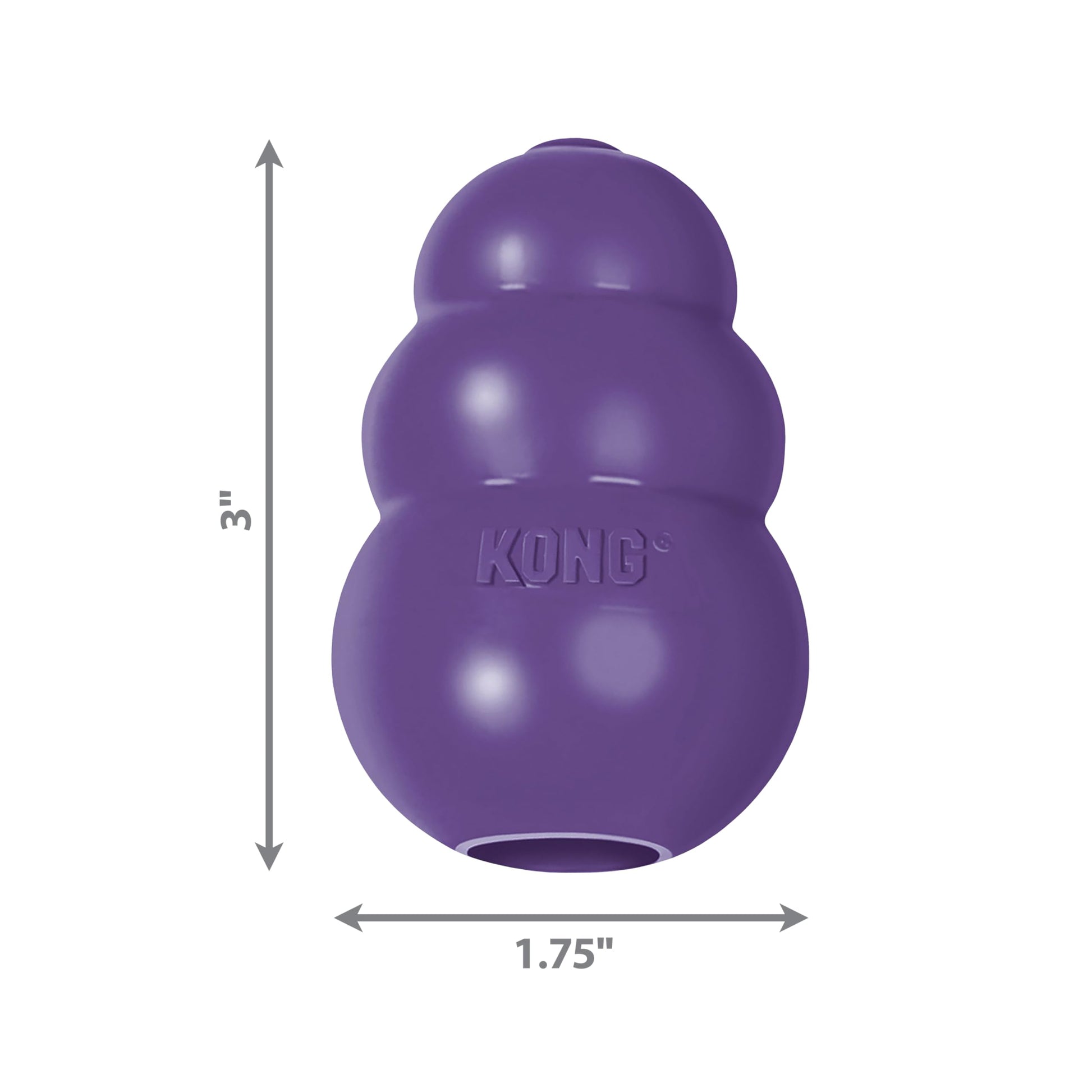 KONG Juguete para Perros más Viejos, pequeño, Morado
