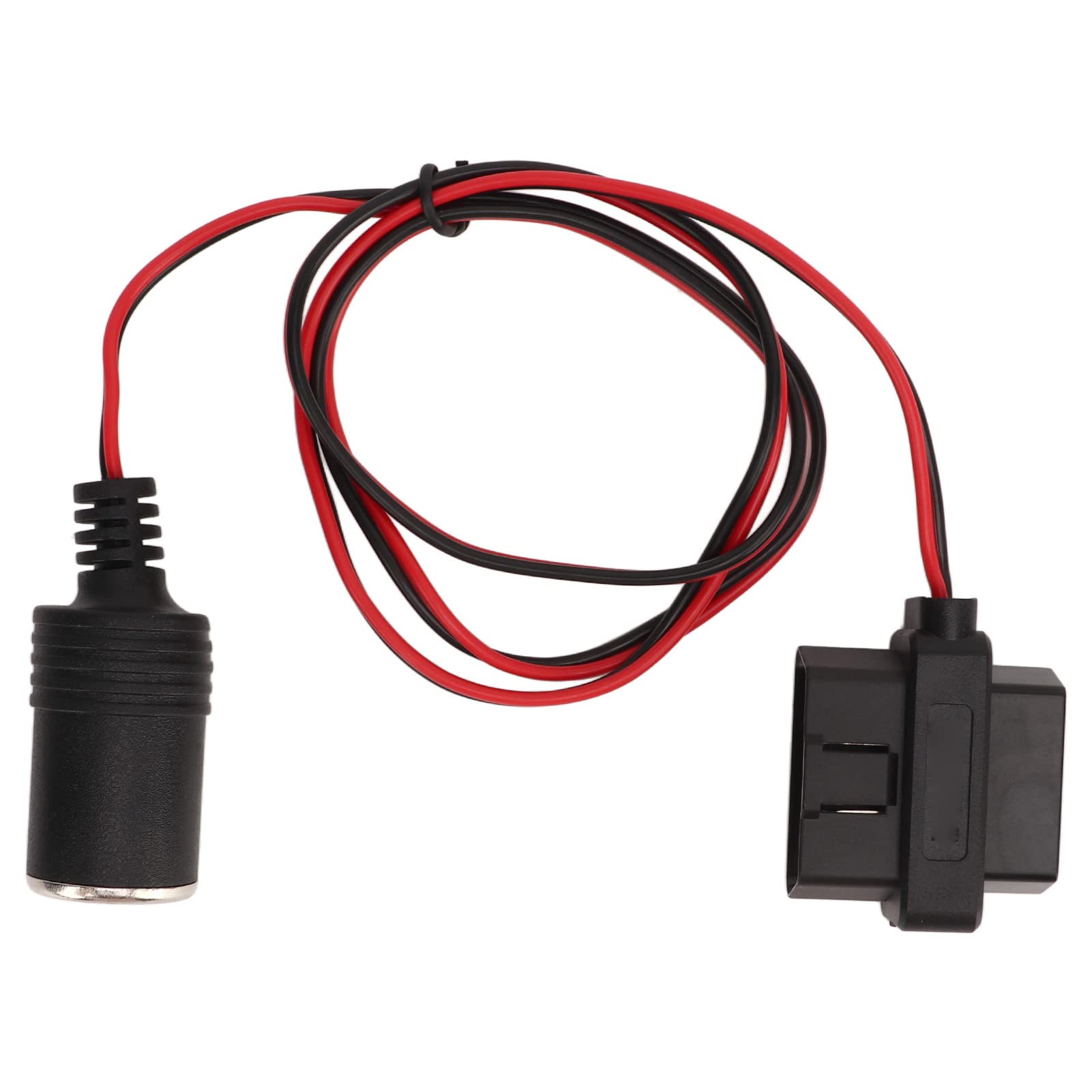 Cable de enchufe para encendedor de cigarrillos,Adaptador de enchufe para encendedor de cigarrillos OBD2, conector hembra con cabezal en T de 16 pines, cable de alimentación para automóviles con OBD