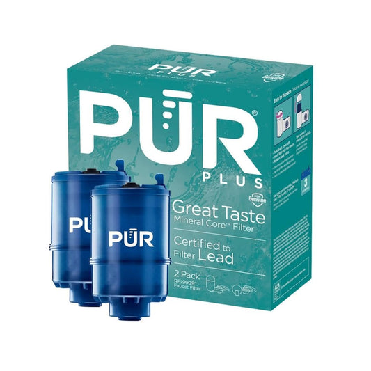 Filtro de Repuesto PUR Azul Potente 3 en 1 con Filtración Mineral Natural y Eliminación de Plomo para Montaje en Llave