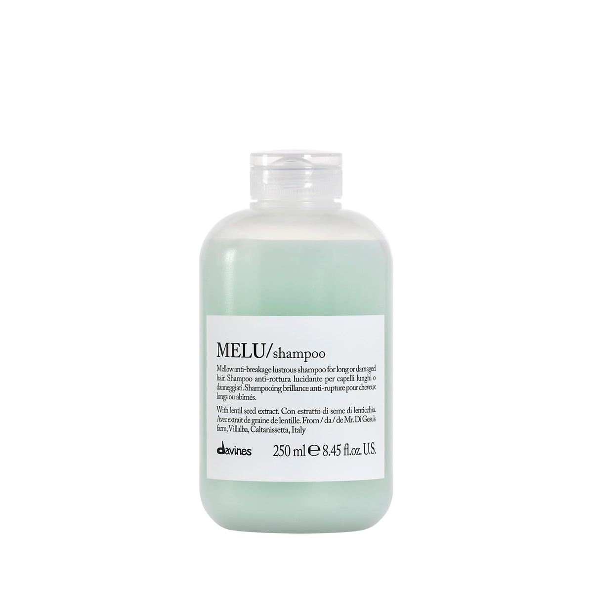 Davines MELU| Shampoo Anti-quiebre para Cabello Largo o Dañado | 250 ml