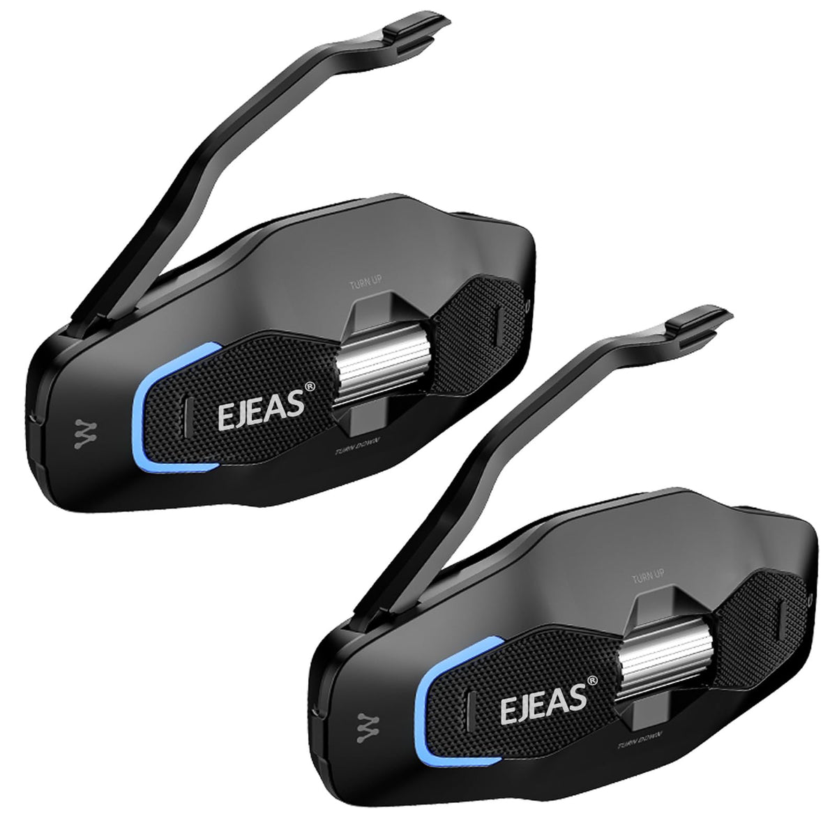 Auriculares Bluetooth GaiRen X10 Negro con Sistemas de Comunicación de Malla 4.0 y Control de Voz para Motocicleta