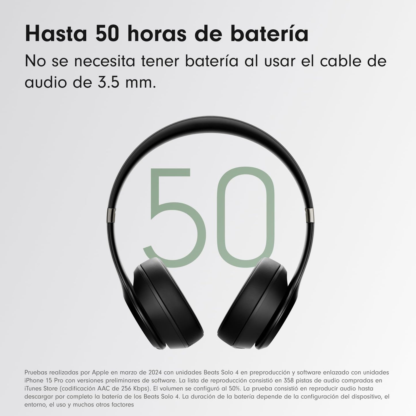Beats Solo4 - Auriculares supraaurales inalámbricos - Negro Mate