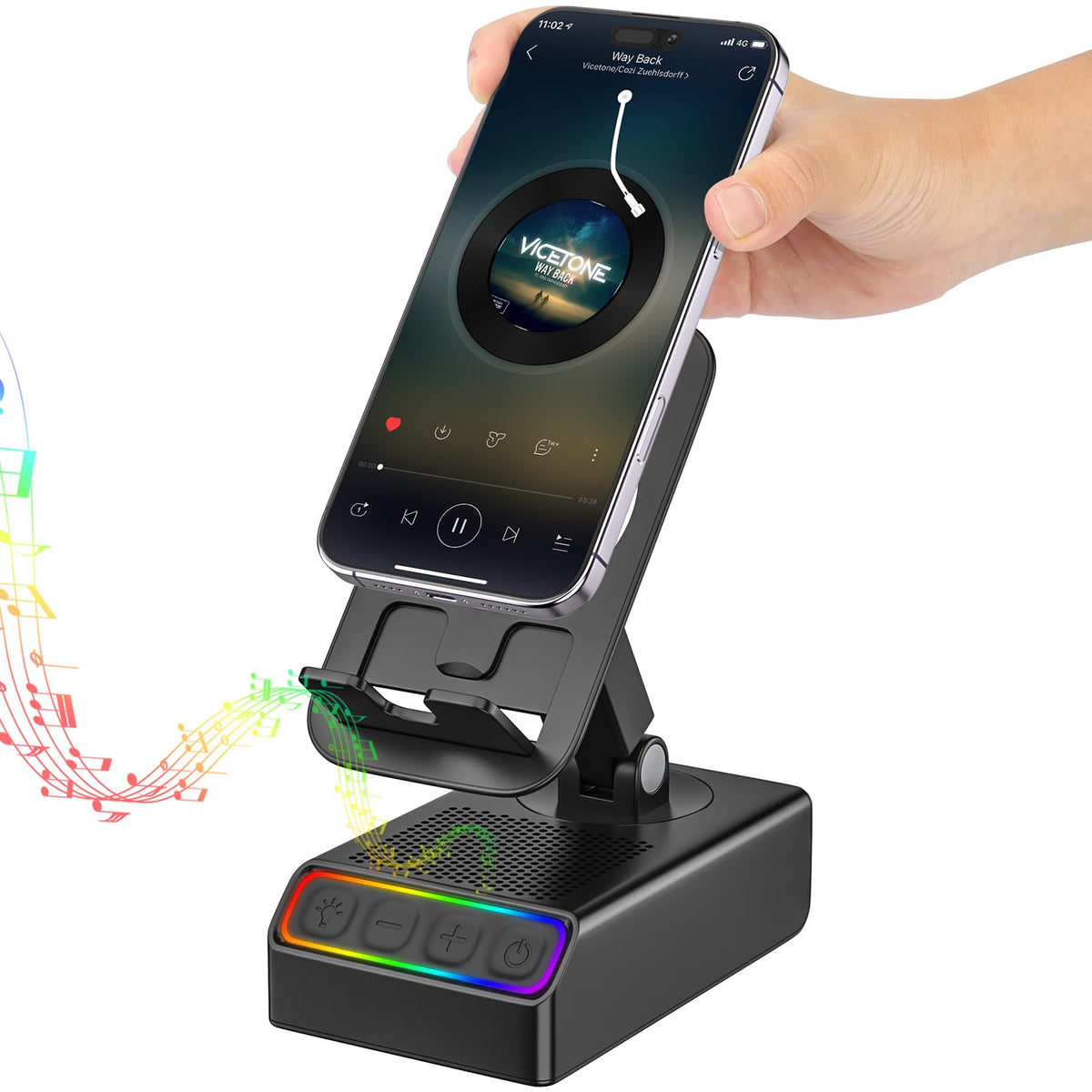 Altavoz Bluetooth Enfriliv Colorida Inducción Inalámbrica 5 en 1 para Hombre