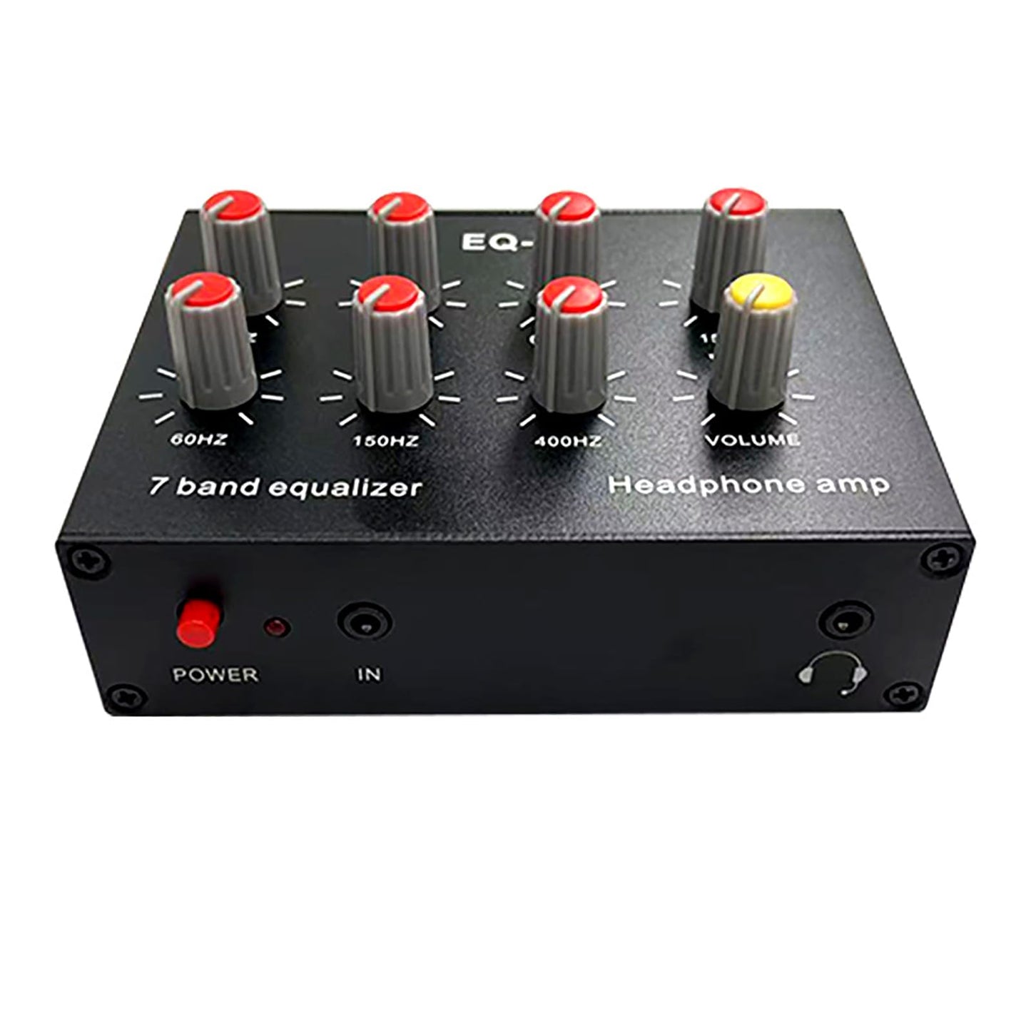 Ecualizador de Sonido Vvikizy Aluminio 7 Bandas para Estéreo de Automóvil