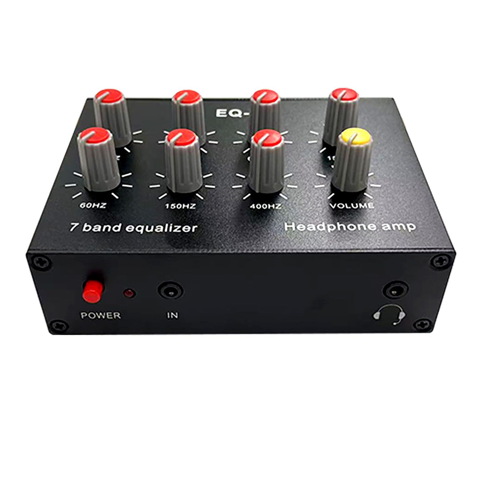 Ecualizador de Sonido Vvikizy Aluminio 7 Bandas para Estéreo de Automóvil