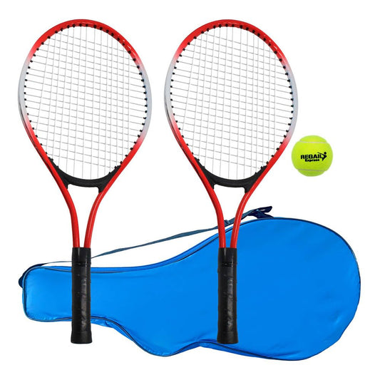 LINAHEALTH | Juego de Tenis, 2 Raquetas Multi filamentos 1 Pelota de Tenis