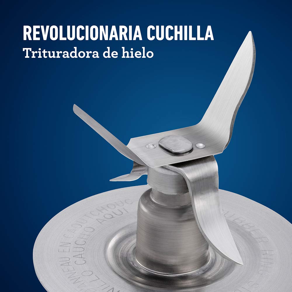 Licuadora Oster Roja con Vaso de Plástico y Control de Perilla