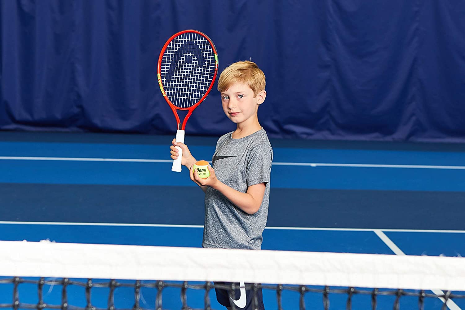 HEAD Speed Kids Raqueta de Tenis – Raqueta de Equilibrio de luz para Principiantes – 21 Pulgadas, Rojo