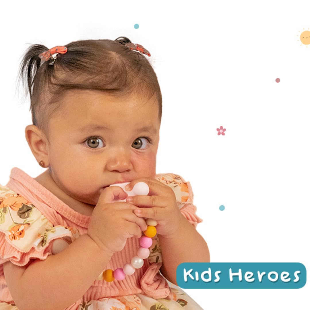 Chupon de Silicona Segura Kids Heroes Verde con Caja Protectora para Bebé