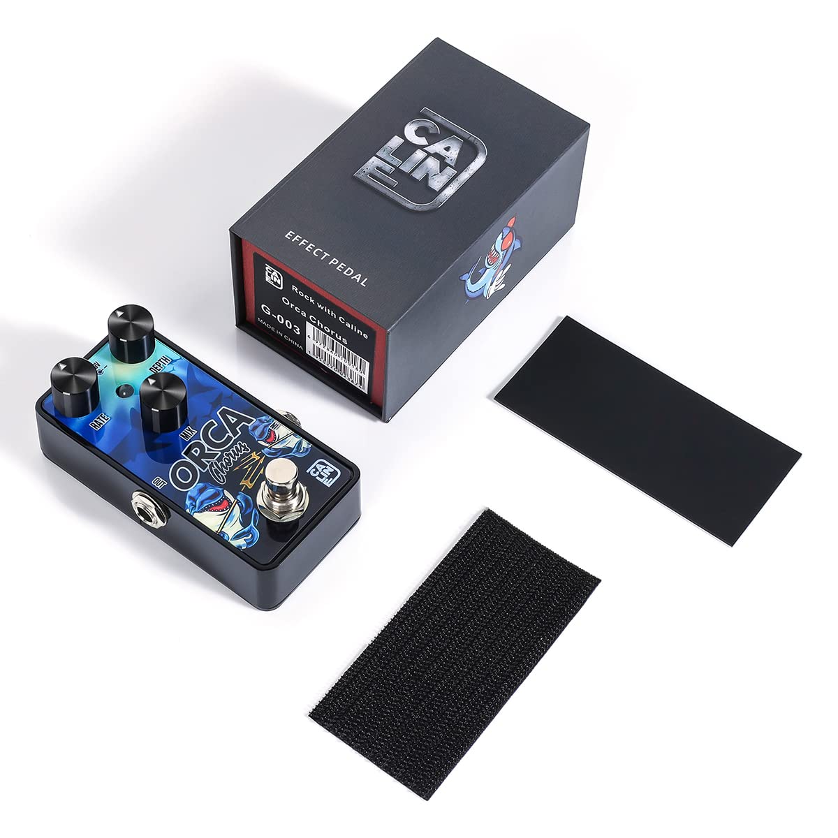 Caline G003 ORCA Chorus: Pedal de Efecto para Guitarra, Coro, G Series Classic Digital Corus Effect Pedal de los sonidos de los años 80 para guitarra eléctrica y bajo