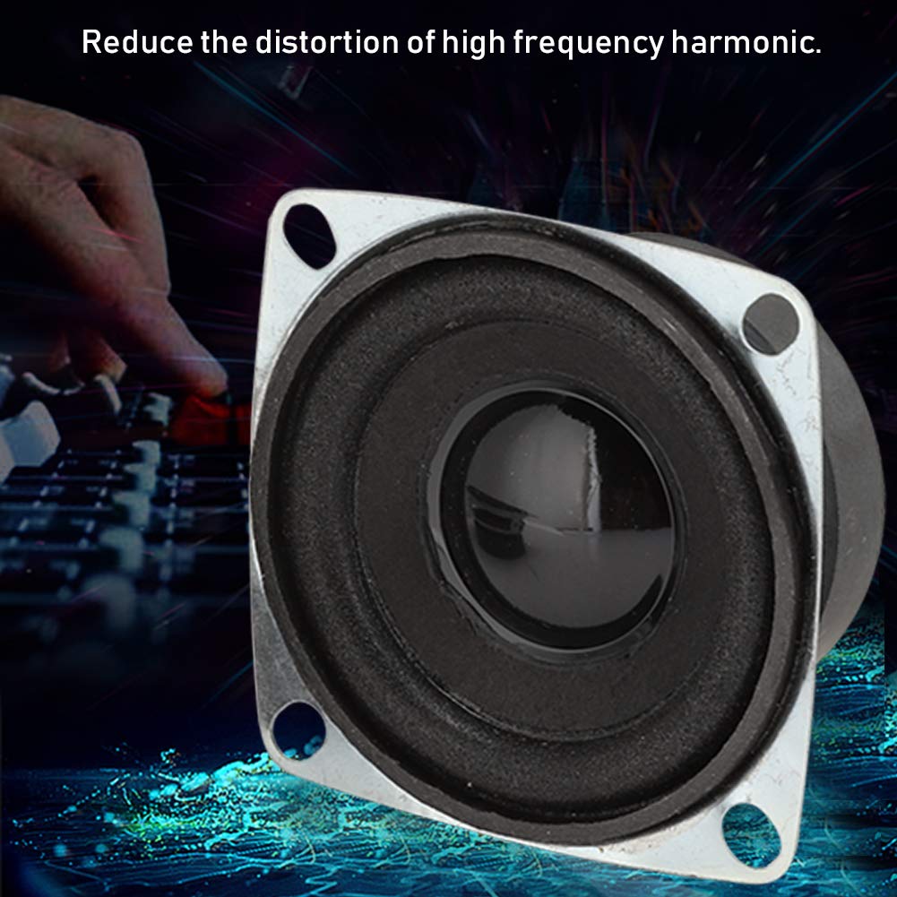 Bocinas Para Auto, 2 Piezas 2 Pulgadas 4Ω 3W Tweeters Para Auto Altoparlante Bluetooth con Bajo Potente Altavoz de Alta Sensibilidad con Bajo Potente